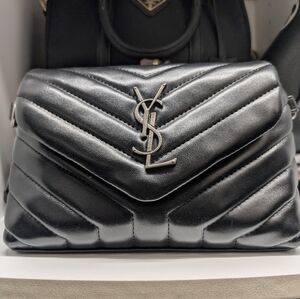 Black Quilted Women's Crossbody Bag